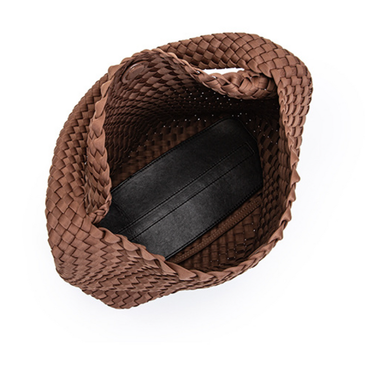 THE SATIN BLOCK VOLUME TOTE