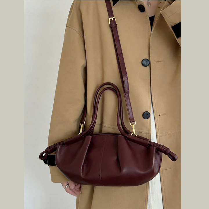THE SCULPTURAL PLEATED DUMPLING BAG