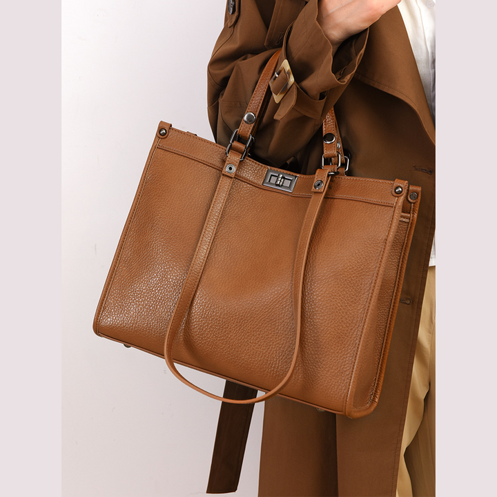 THE HERITAGE LOCK-DETAIL WORK TOTE