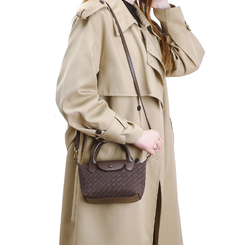 THE FAUX SUEDE FLAP TOTE