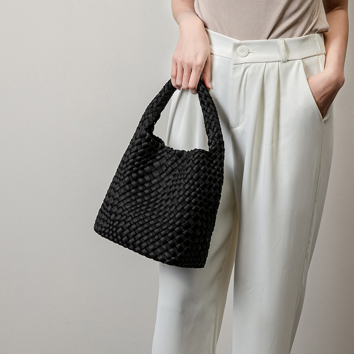 THE SATIN BLOCK VOLUME TOTE