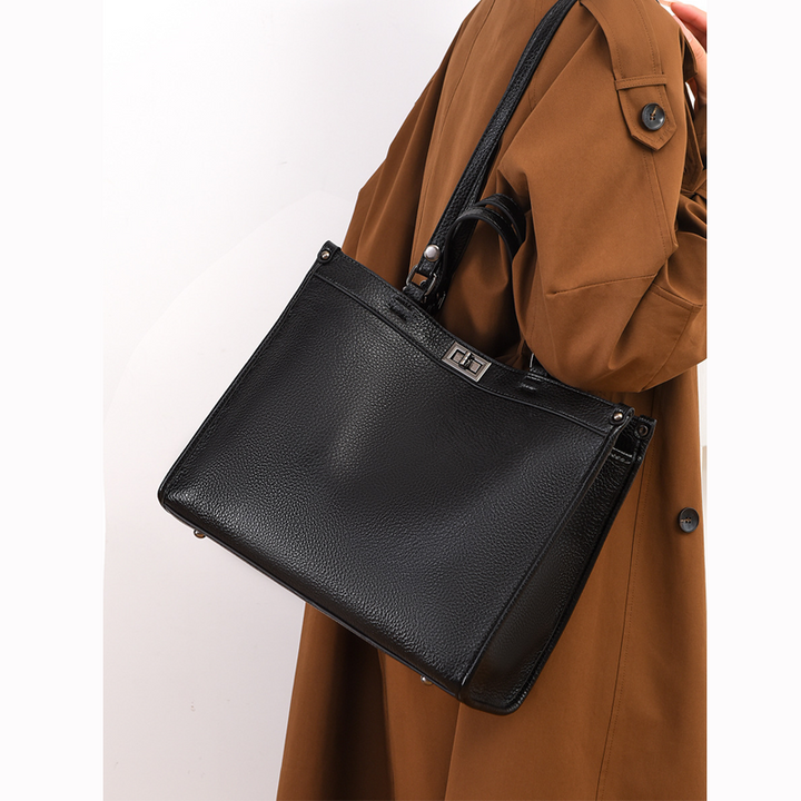 THE HERITAGE LOCK-DETAIL WORK TOTE