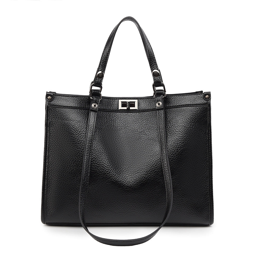 THE HERITAGE LOCK-DETAIL WORK TOTE