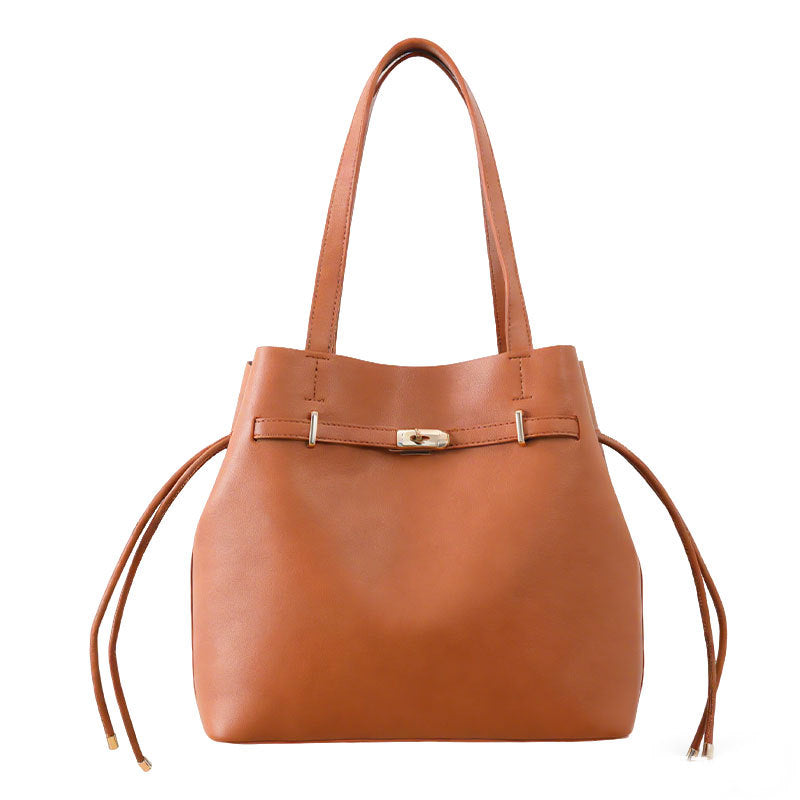 THE BELTED DRAWSTRING SHOPPER