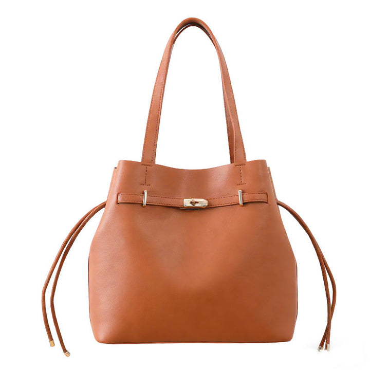 THE BELTED DRAWSTRING SHOPPER