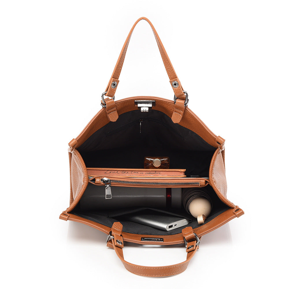 THE HERITAGE LOCK-DETAIL WORK TOTE