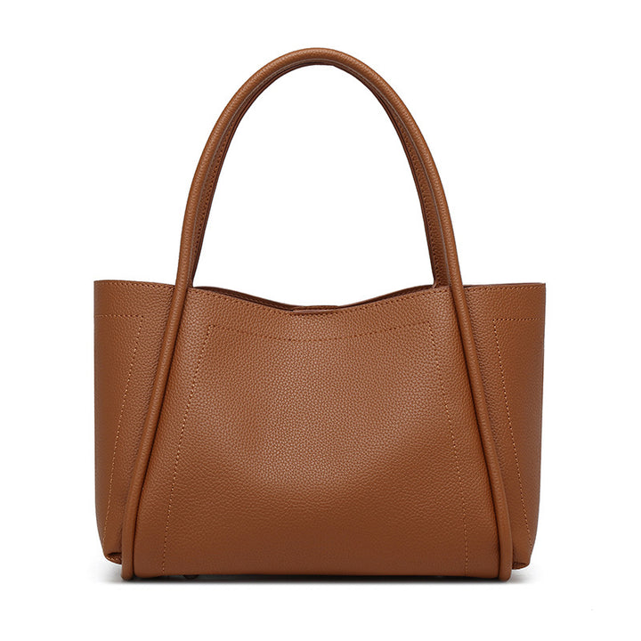 THE STRUCTURED LYCHEE GRAIN TOTE