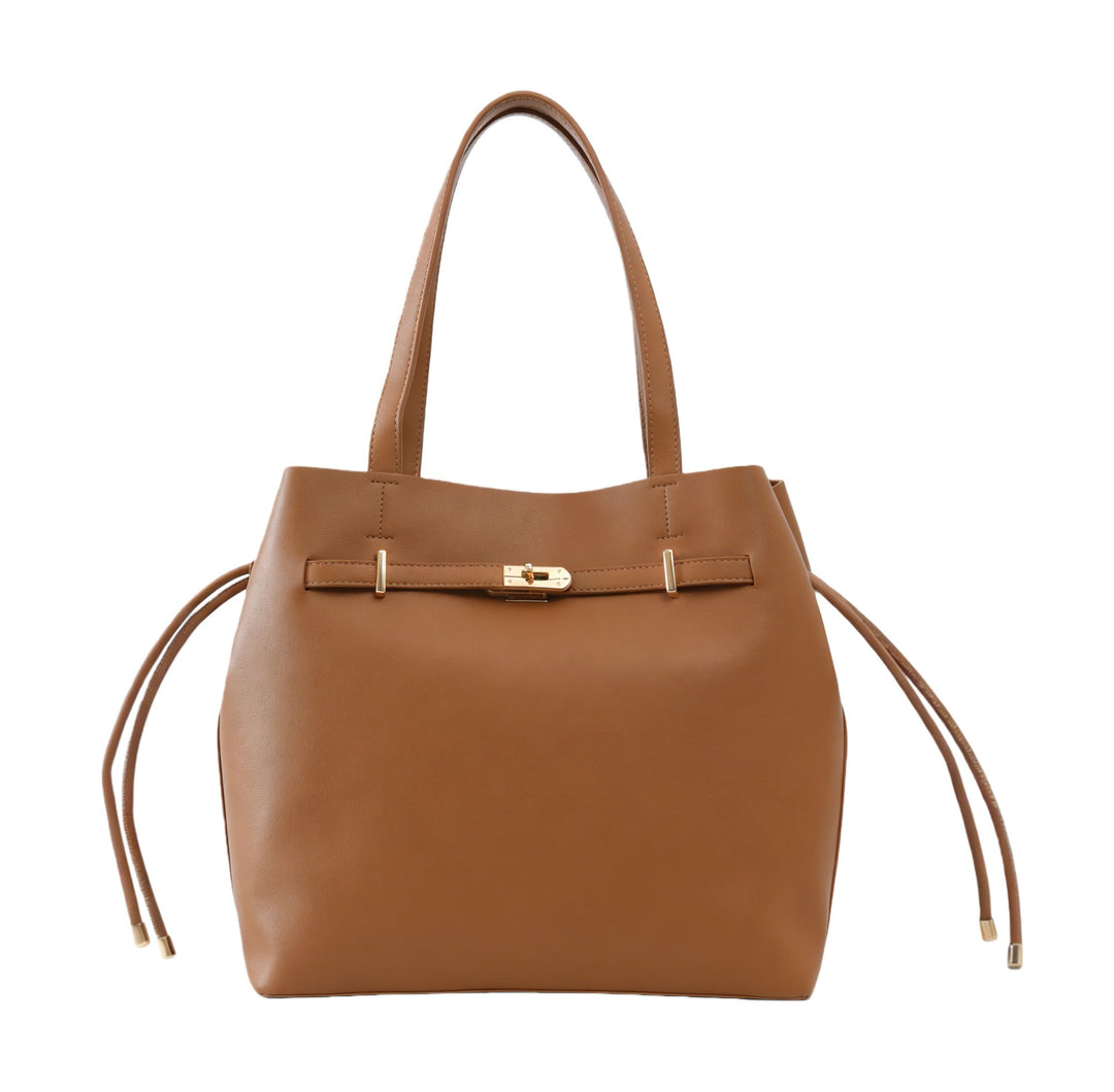 THE BELTED DRAWSTRING SHOPPER