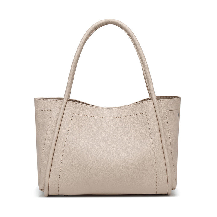 THE STRUCTURED LYCHEE GRAIN TOTE
