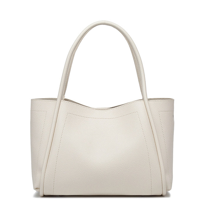 THE STRUCTURED LYCHEE GRAIN TOTE