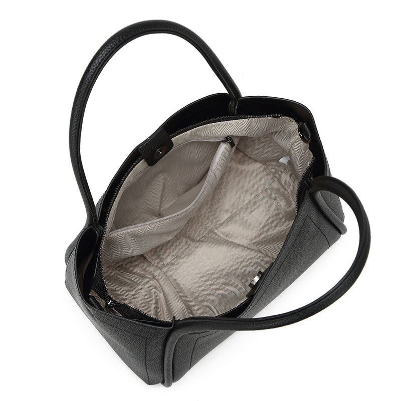 THE STRUCTURED LYCHEE GRAIN TOTE