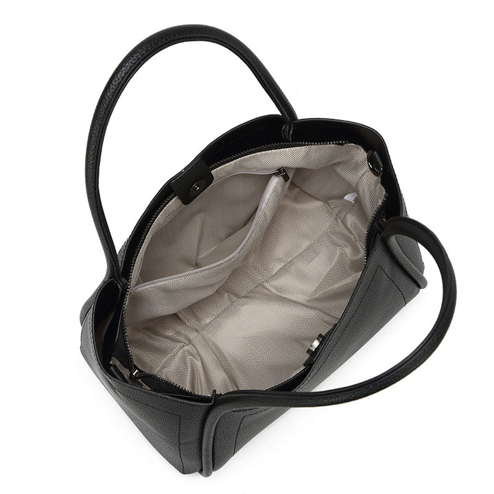 THE STRUCTURED LYCHEE GRAIN TOTE