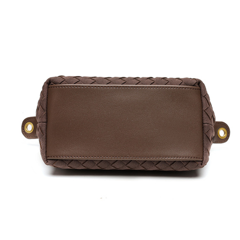 THE FAUX SUEDE FLAP TOTE