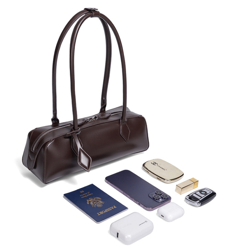 THE REFINED BARREL SHOULDER BAG