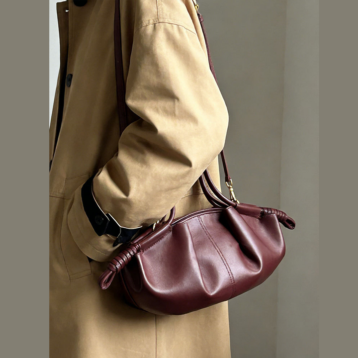 THE SCULPTURAL PLEATED DUMPLING BAG