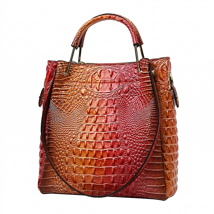 THE LUXE MONOGRAM EMBOSSED TOTE SET