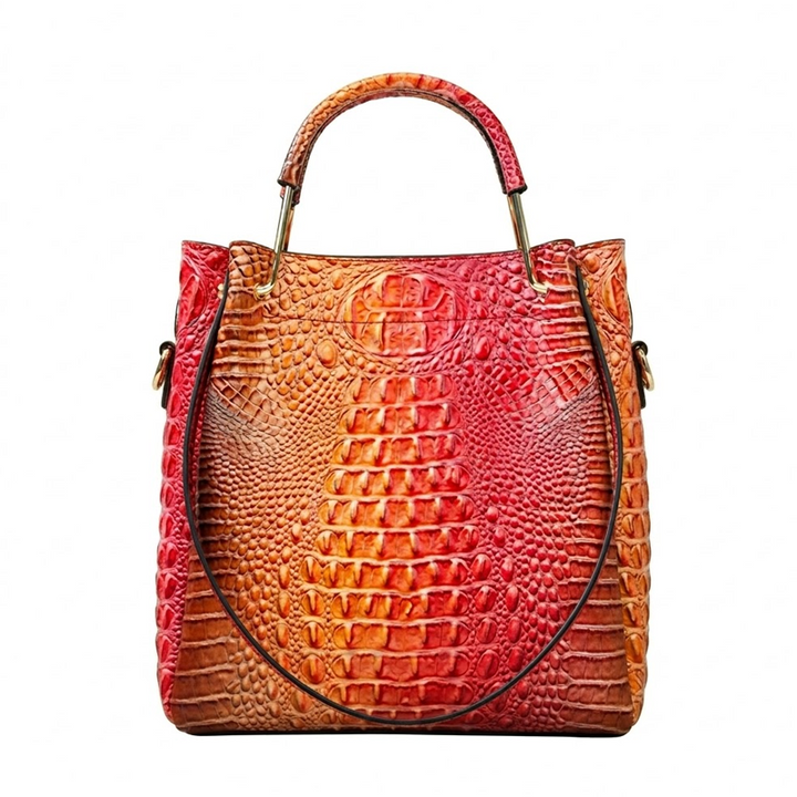 THE LUXE MONOGRAM EMBOSSED TOTE SET