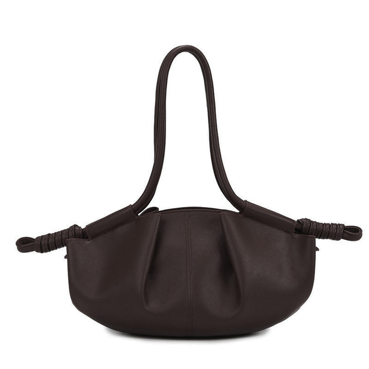 THE SCULPTURAL PLEATED DUMPLING BAG