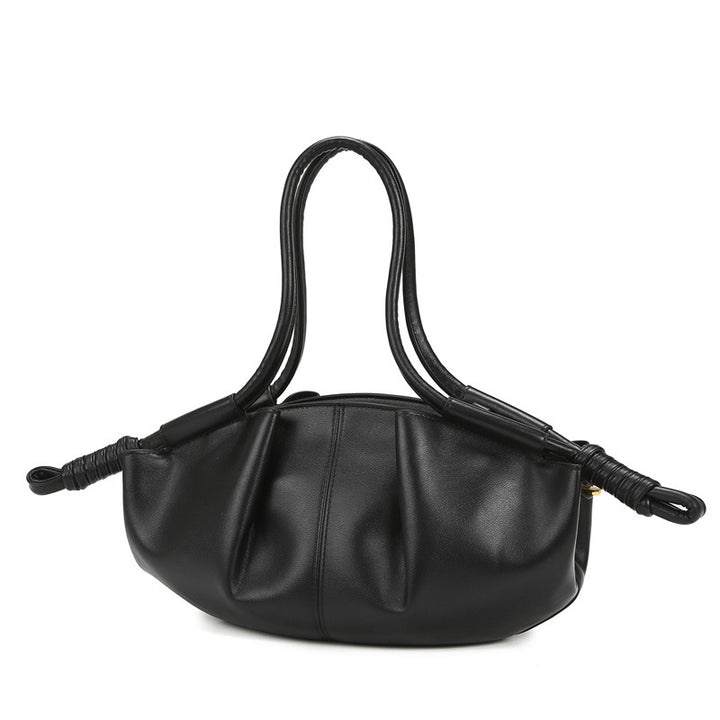 THE SCULPTURAL PLEATED DUMPLING BAG