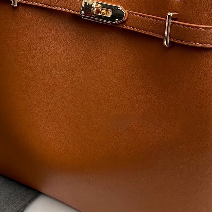 THE BELTED DRAWSTRING SHOPPER