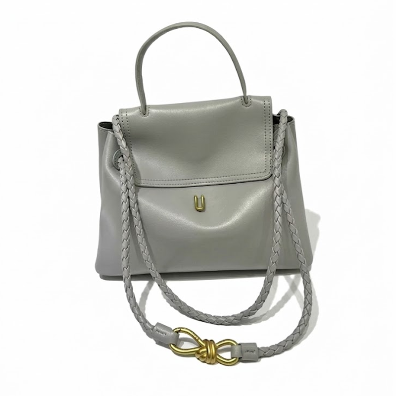 THE BRAIDED FLAP BAG