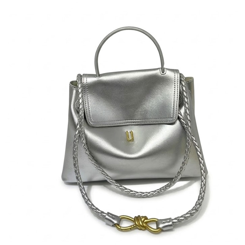 THE BRAIDED FLAP BAG