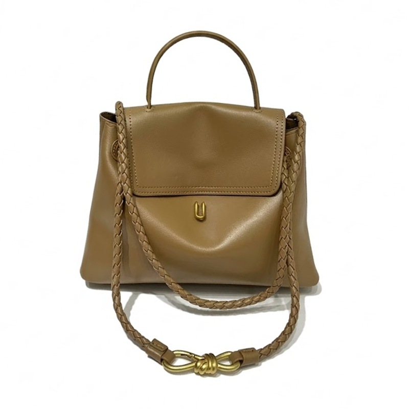 THE BRAIDED FLAP BAG