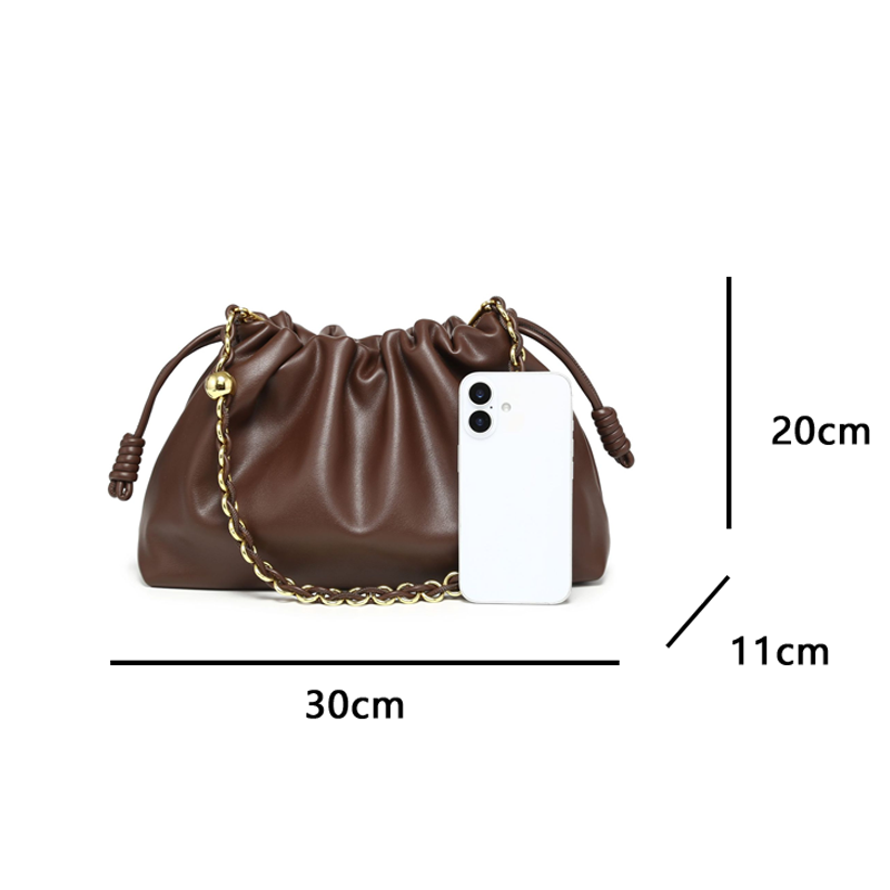 THE BRAIDED CHAIN POUCH size chart 1