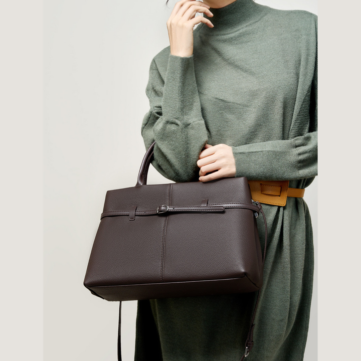 THE BELTED BUSINESS TOTE
