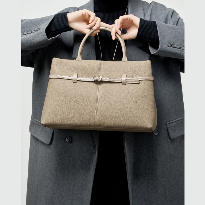 THE BELTED BUSINESS TOTE