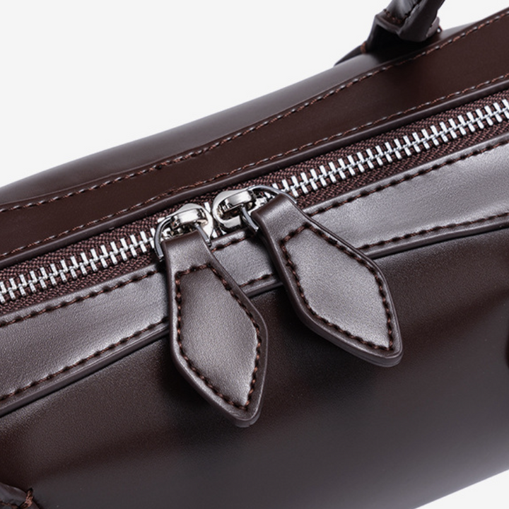THE REFINED BARREL SHOULDER BAG