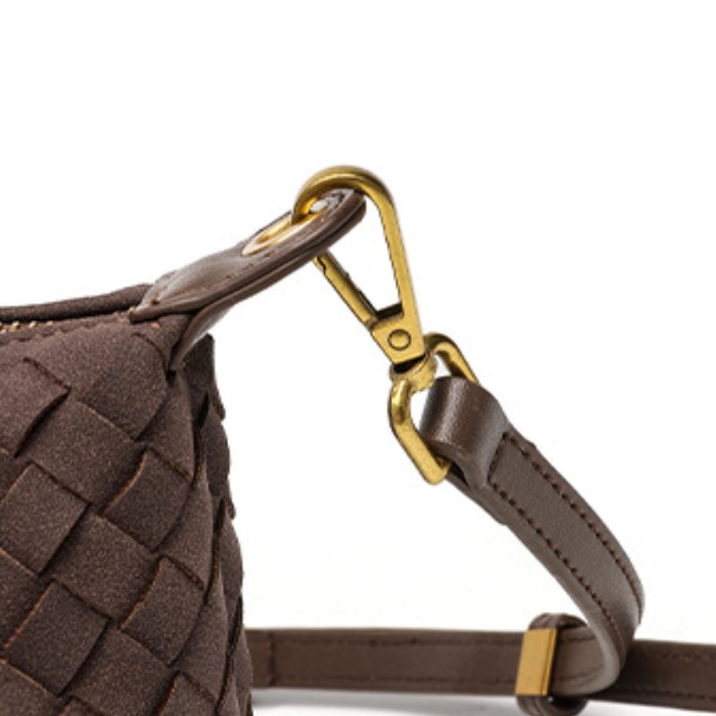 THE FAUX SUEDE FLAP TOTE