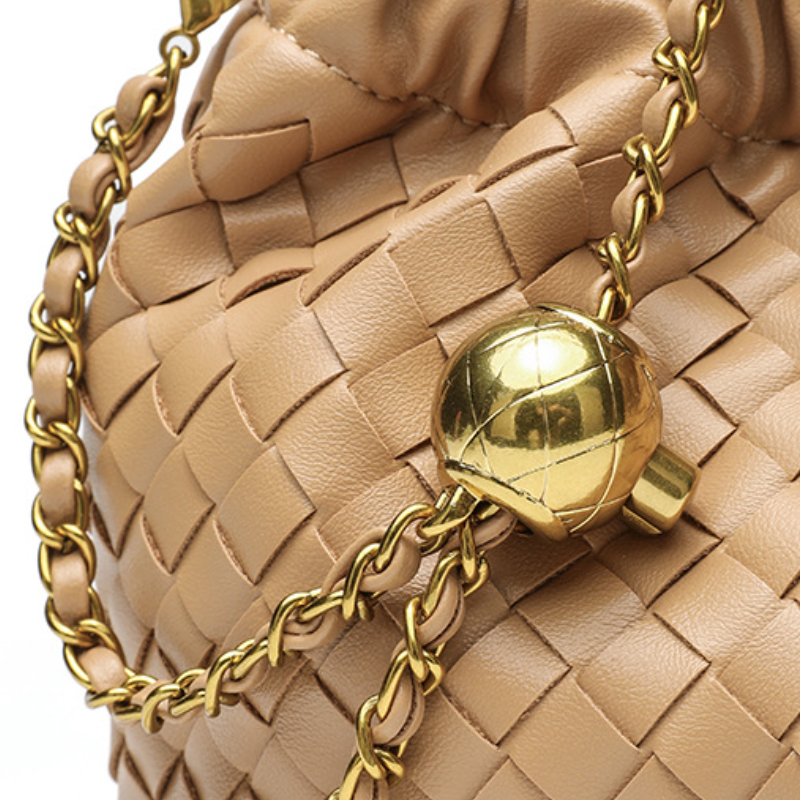 THE ARTISANAL GOLD-BALL CROSSBODY