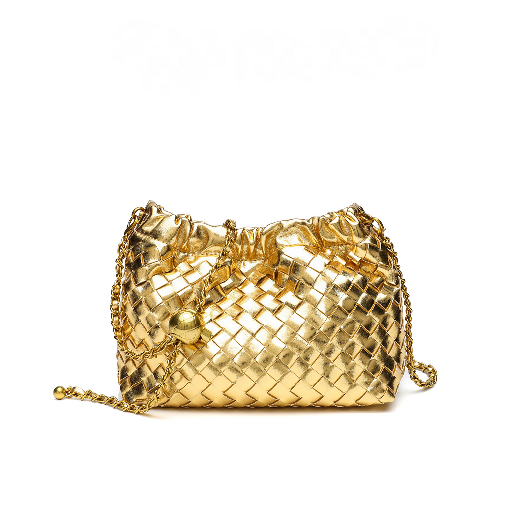 THE ARTISANAL GOLD-BALL CROSSBODY