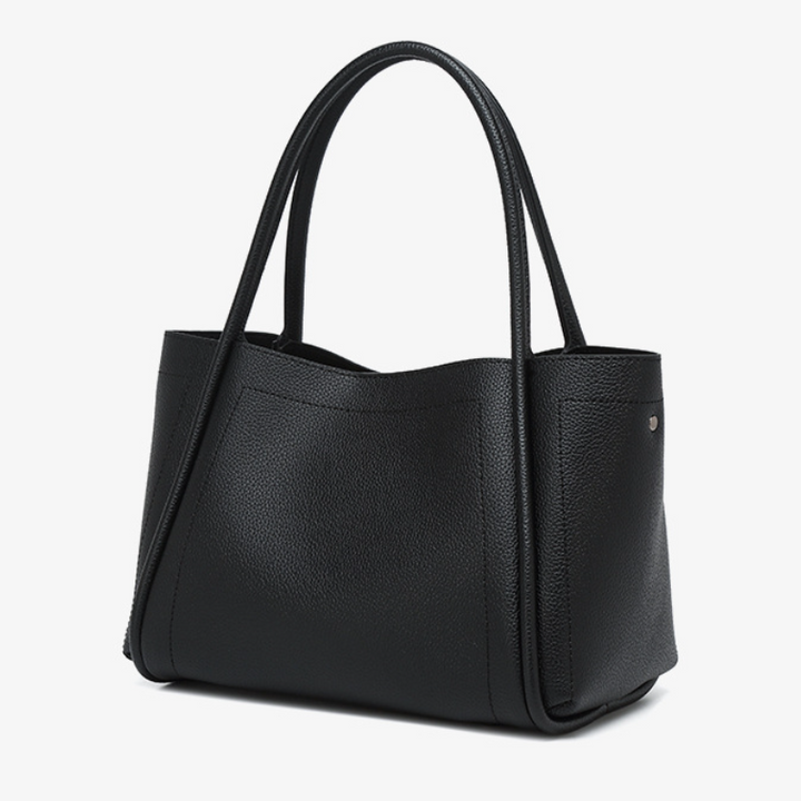 THE STRUCTURED LYCHEE GRAIN TOTE