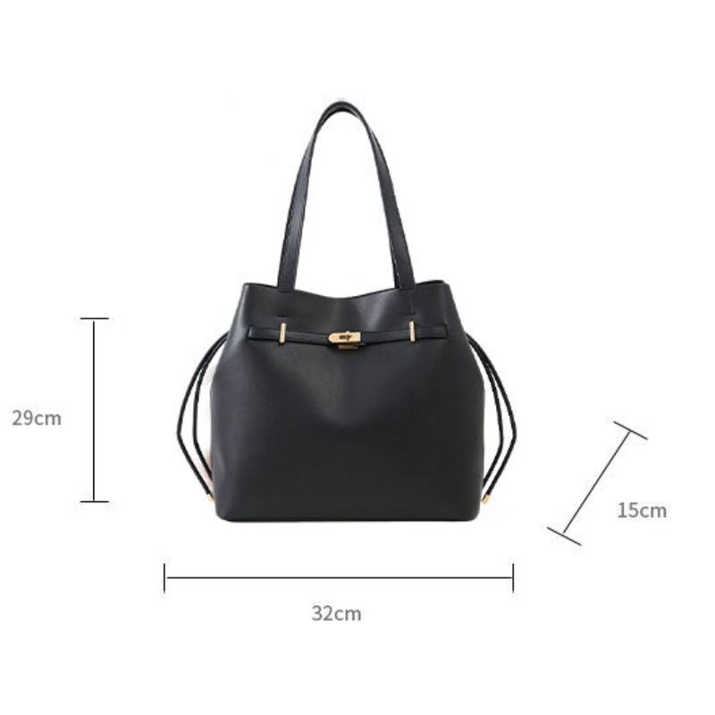 THE BELTED DRAWSTRING SHOPPER