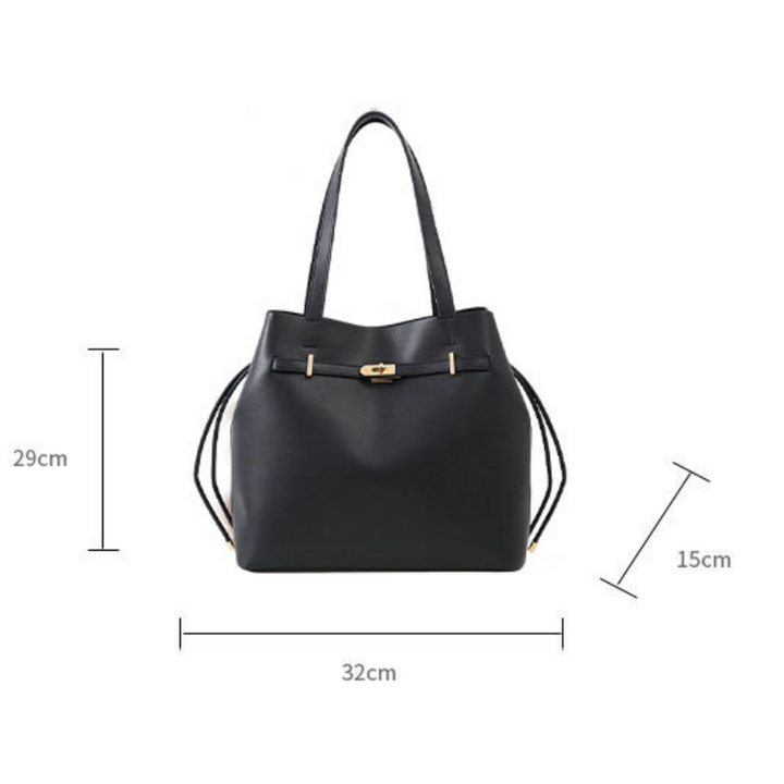THE BELTED DRAWSTRING SHOPPER