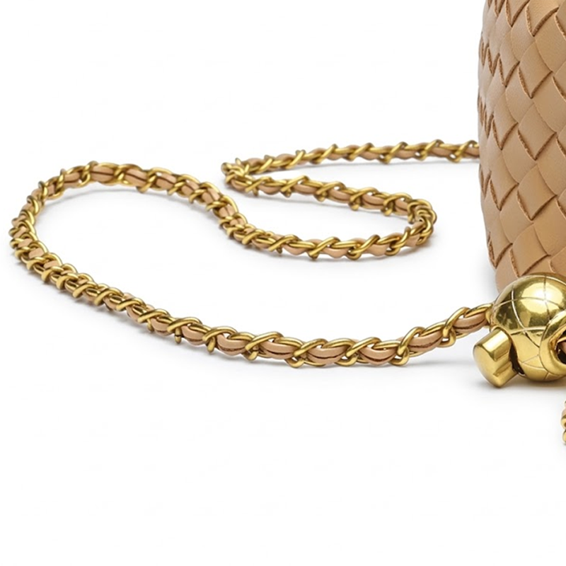 THE ARTISANAL GOLD-BALL CROSSBODY