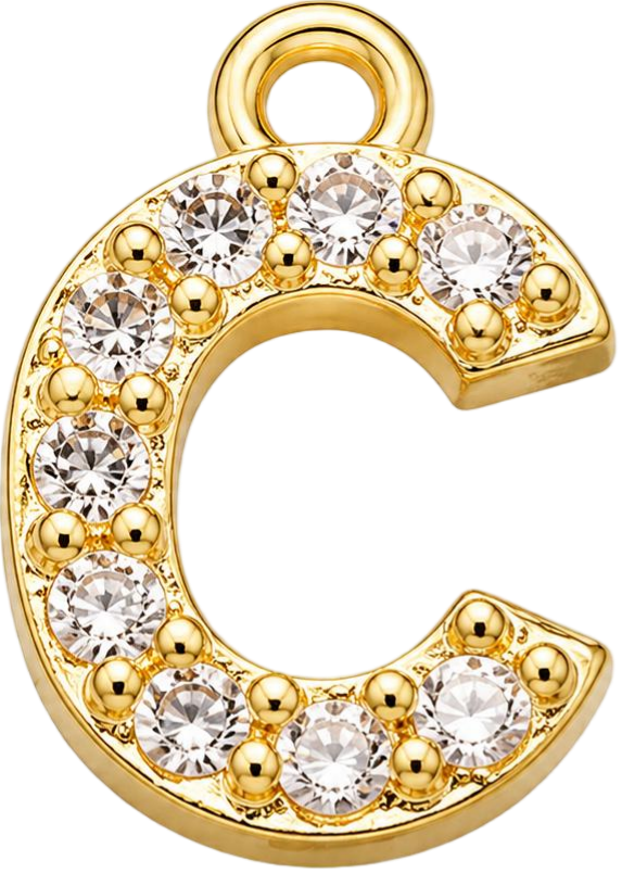 Gold Letter C