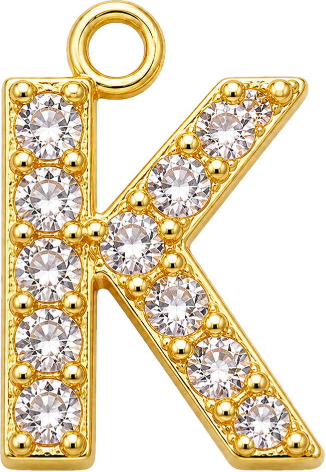 Gold Letter K