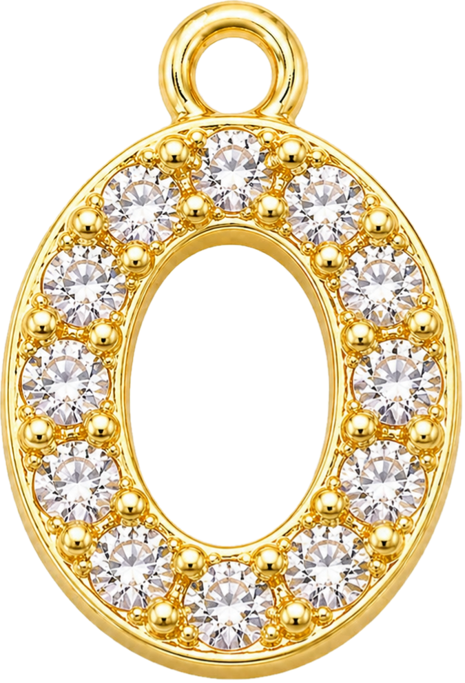 Gold Letter O