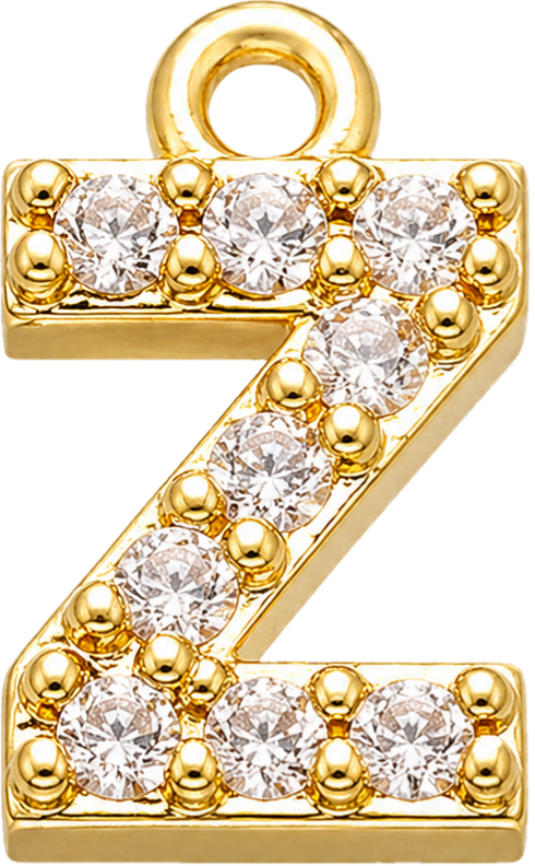 Gold Letter Z