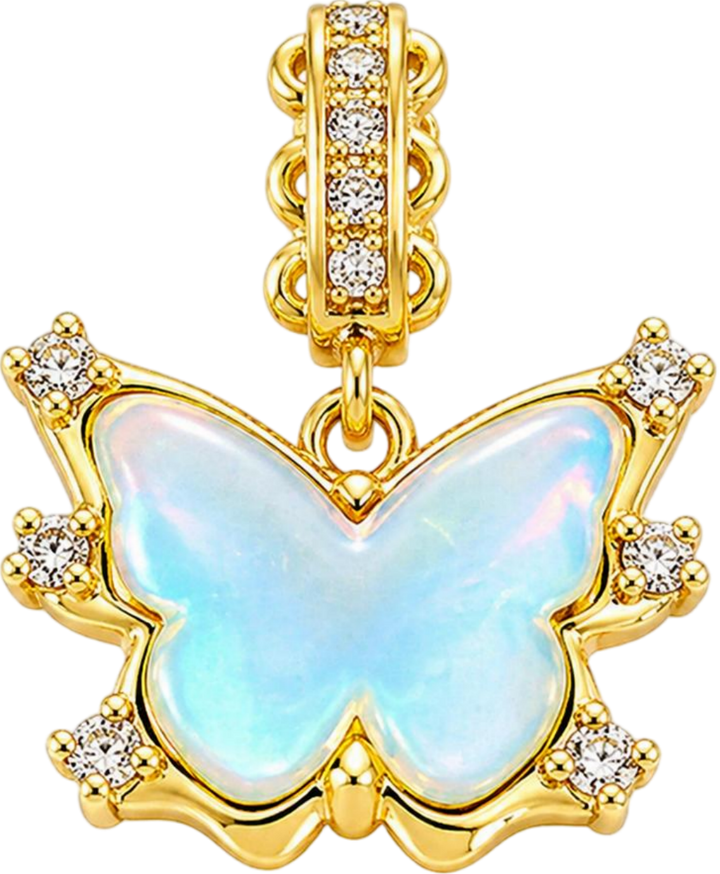 Aurora Butterfly Charm