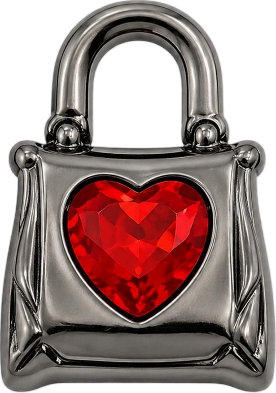 Heart Lock Charm