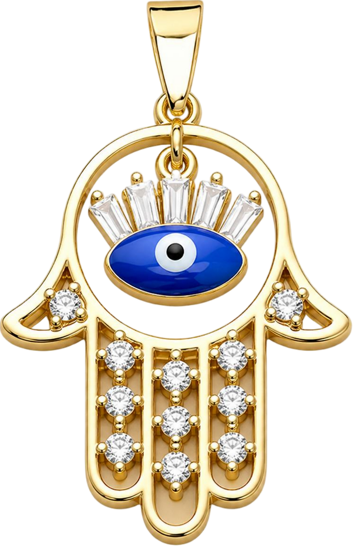 Gold Evil Eye Charm