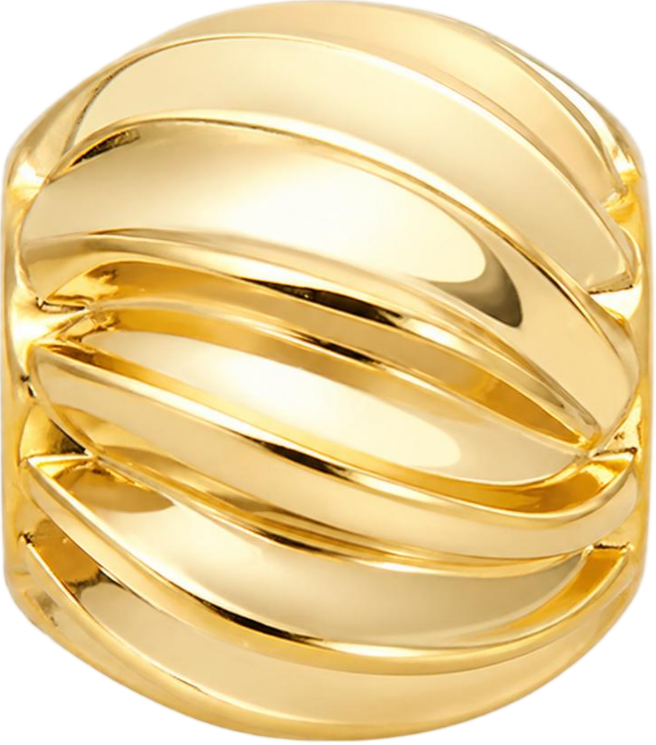 Gold Ribbed Spacer