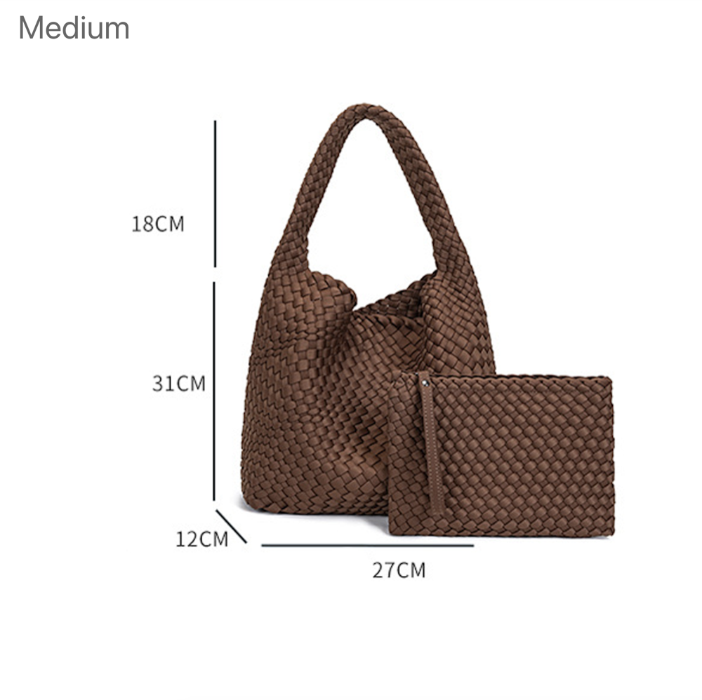 THE SATIN BLOCK VOLUME TOTE