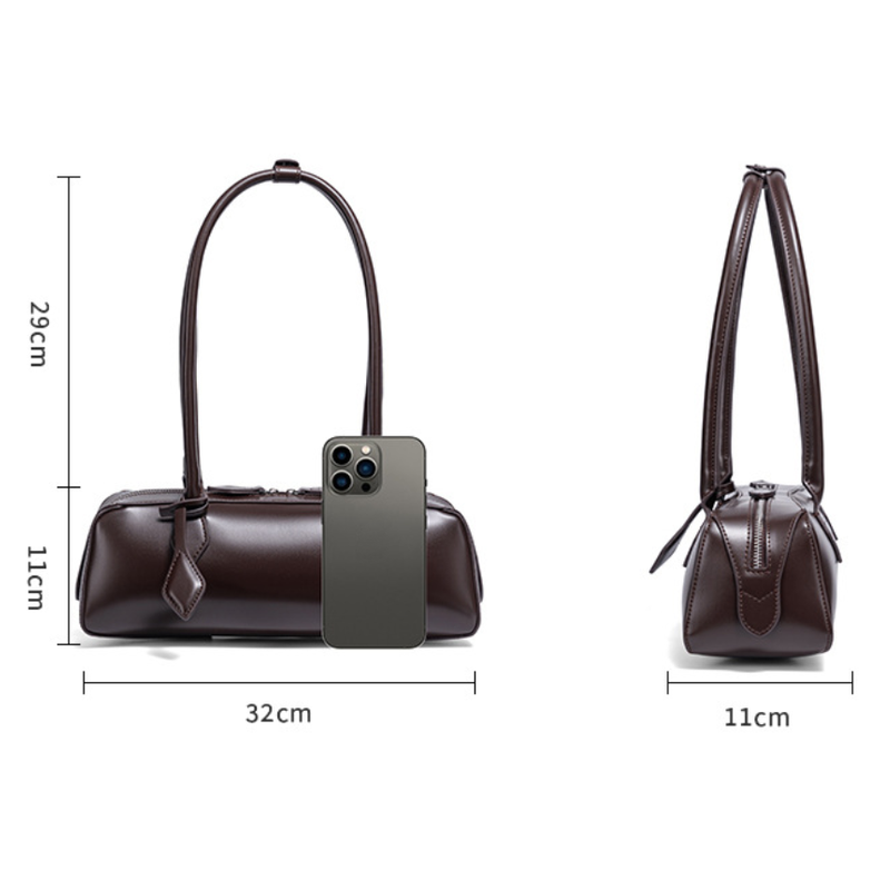 THE REFINED BARREL SHOULDER BAG