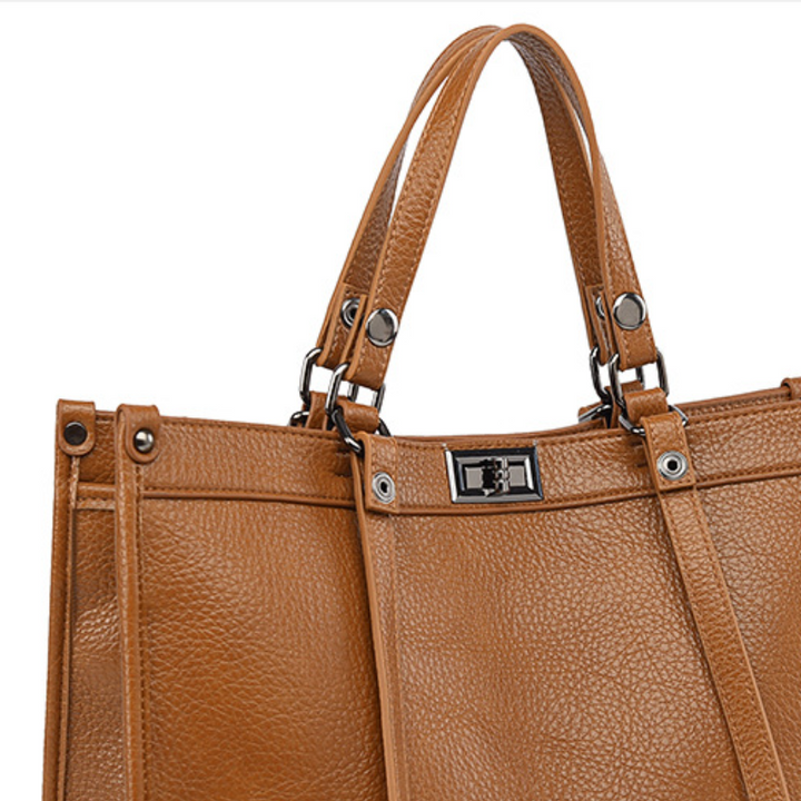 THE HERITAGE LOCK-DETAIL WORK TOTE