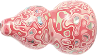 Rose Lacquer Gourd Charm